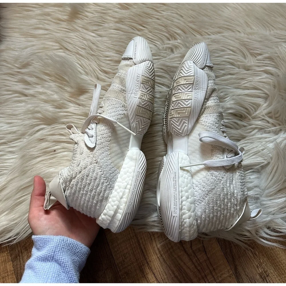 ADIDAS Trae Young 2.0 Triple White Sneakers